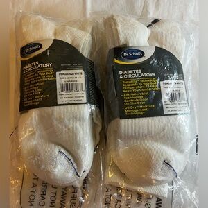 Dr Scholl’s Two-Pack 8 Count Women's Diabetes Circulator Ankle Socks Size 8-12
